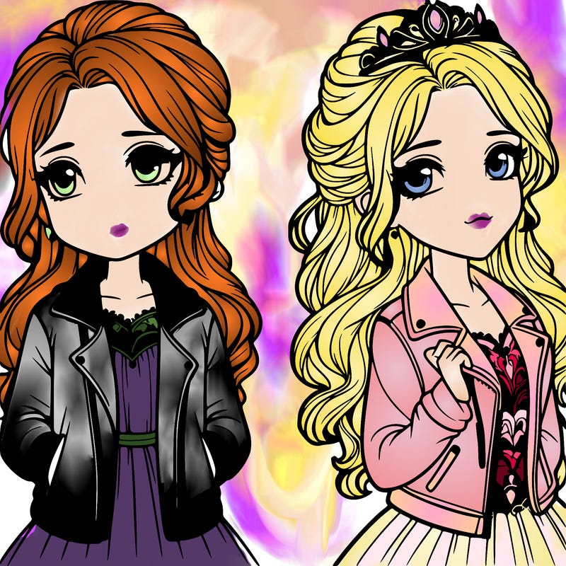 a princess with a jacket realistic