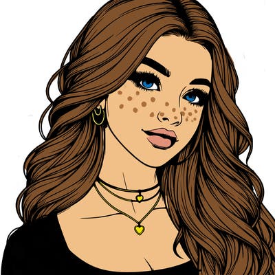 detailed realistic girl