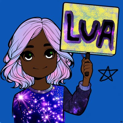 realistic girl holding up a sign