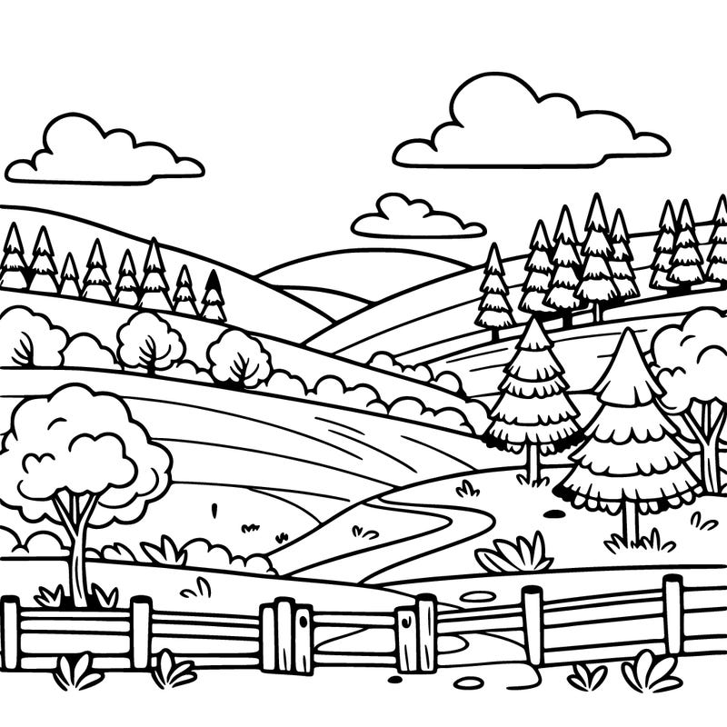 green landscape