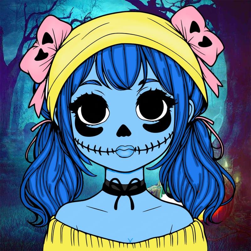 realistic girl halloween