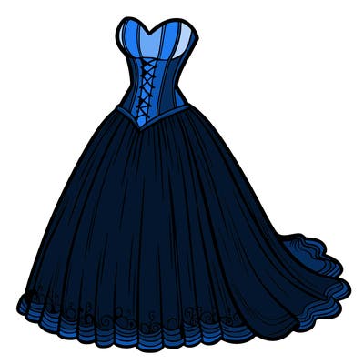 wedding dress-corset and a long and flowy skirt