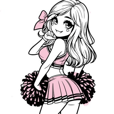 realistic cheerleader