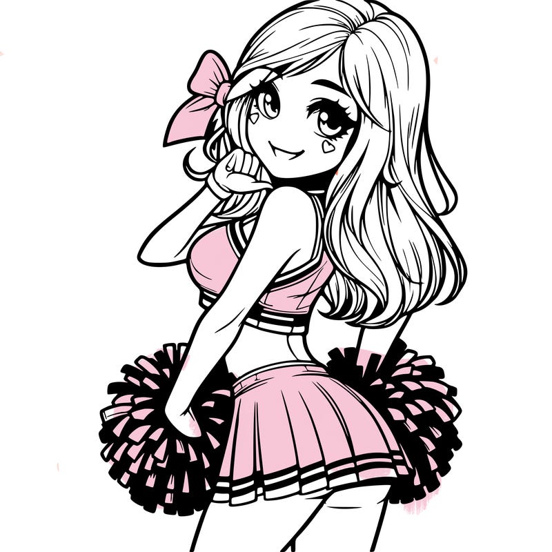 realistic cheerleader