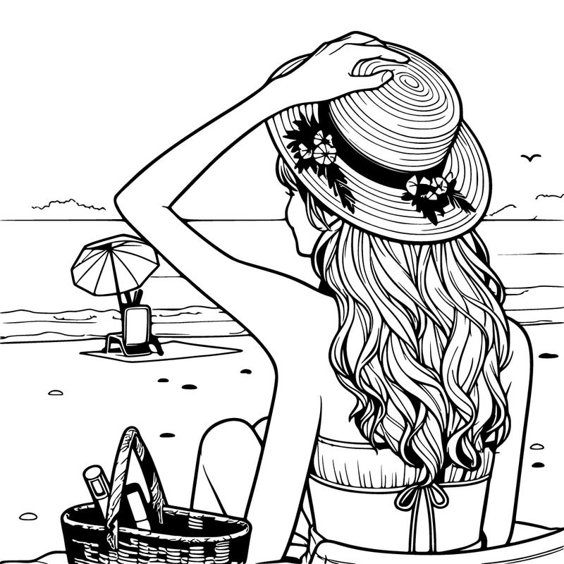 realistic very summertime girl