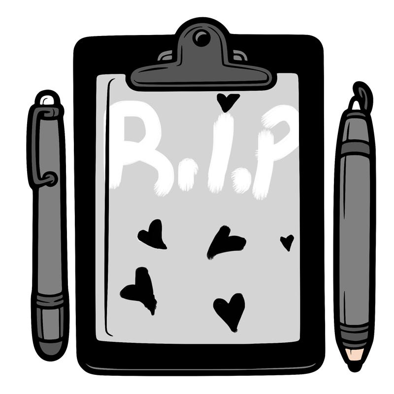 blank clip board with pen