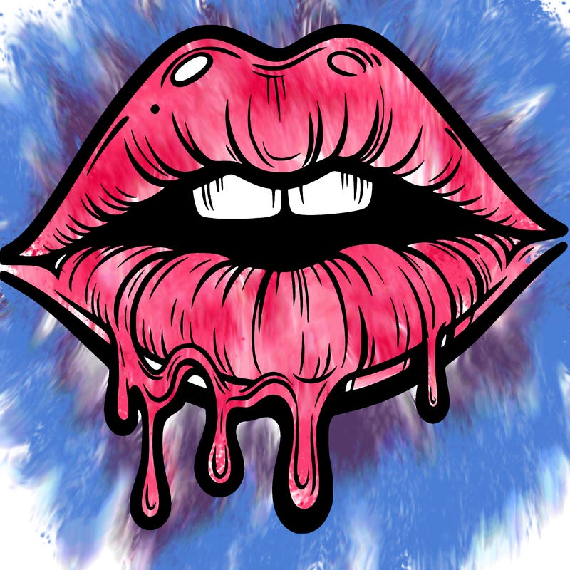 lips that look realistic and drip