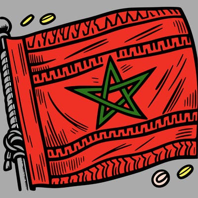 flag of morocco