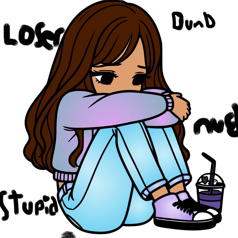 a girl  after a breakup