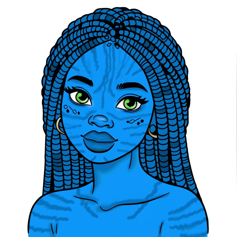 african woman with fulani braids