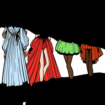 fashion models dresses