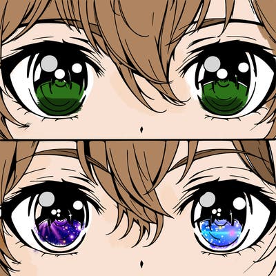 anime eyes