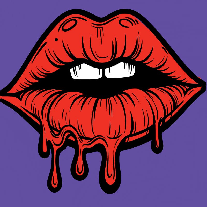lips that look realistic and drip