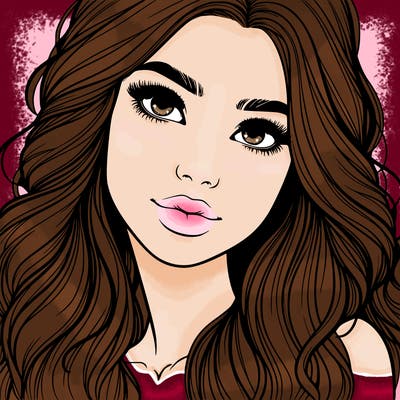 beautiful realistic girl