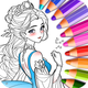 Princess Game Fantasy Coloring