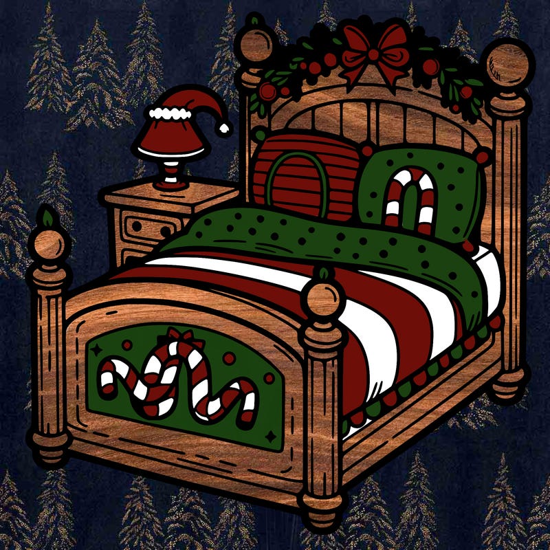 christmas bed