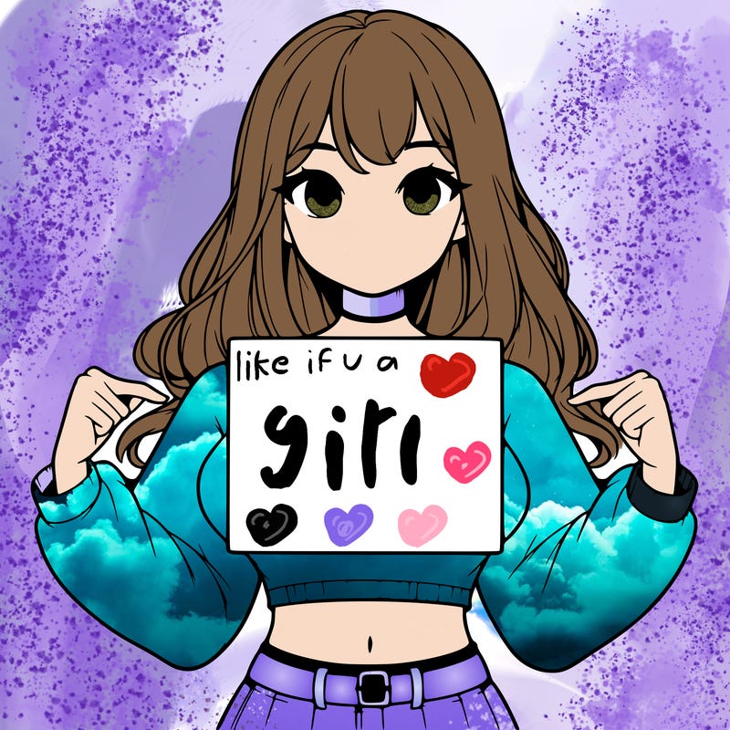 girl holding a blank sign in a long sleeve crop top