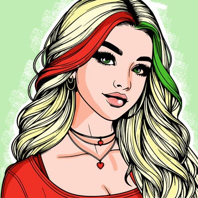 detailed realistic girl