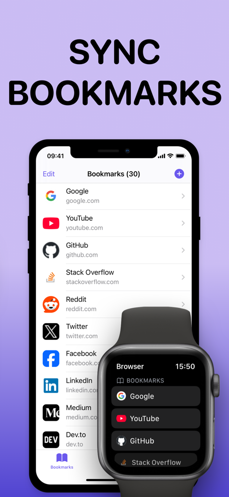 Sincronizzazione dei segnalibri web tra iPhone e Apple Watch