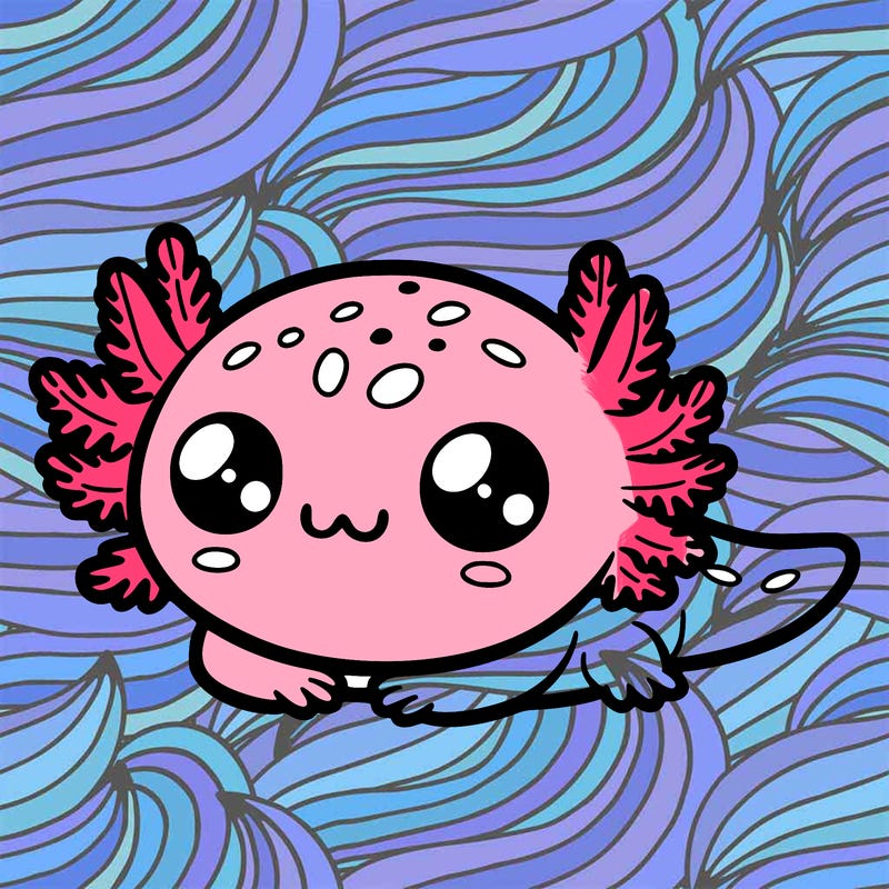 cute axolotl