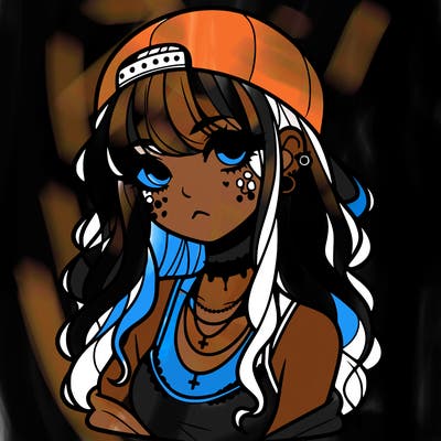 scene girl aesthetic