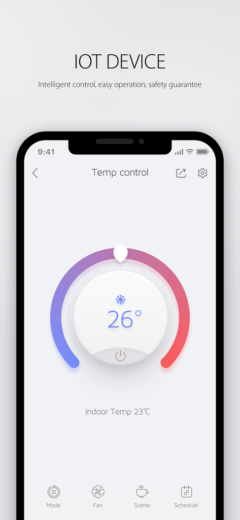 Danale IoT - Danale IoT app smart home temperature control interface for managing connected devices