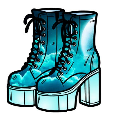 boots with a heel bottom