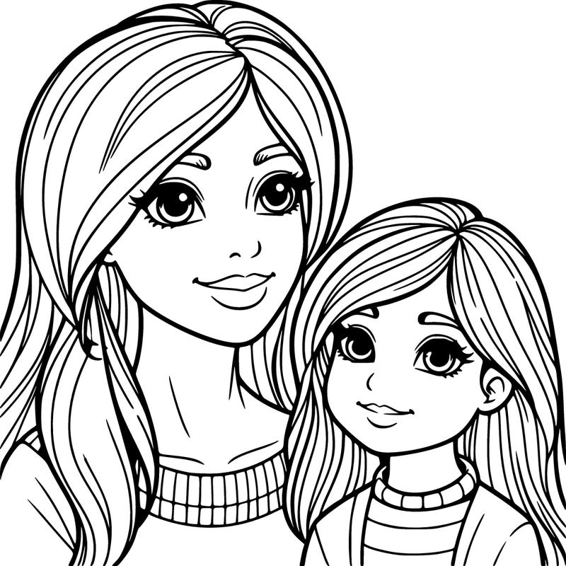 a mom and her daughter