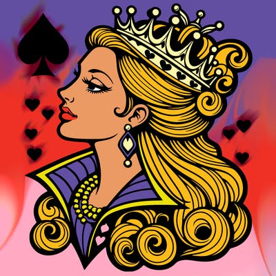 realistic queen of hearts