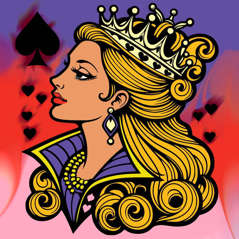 realistic queen of hearts
