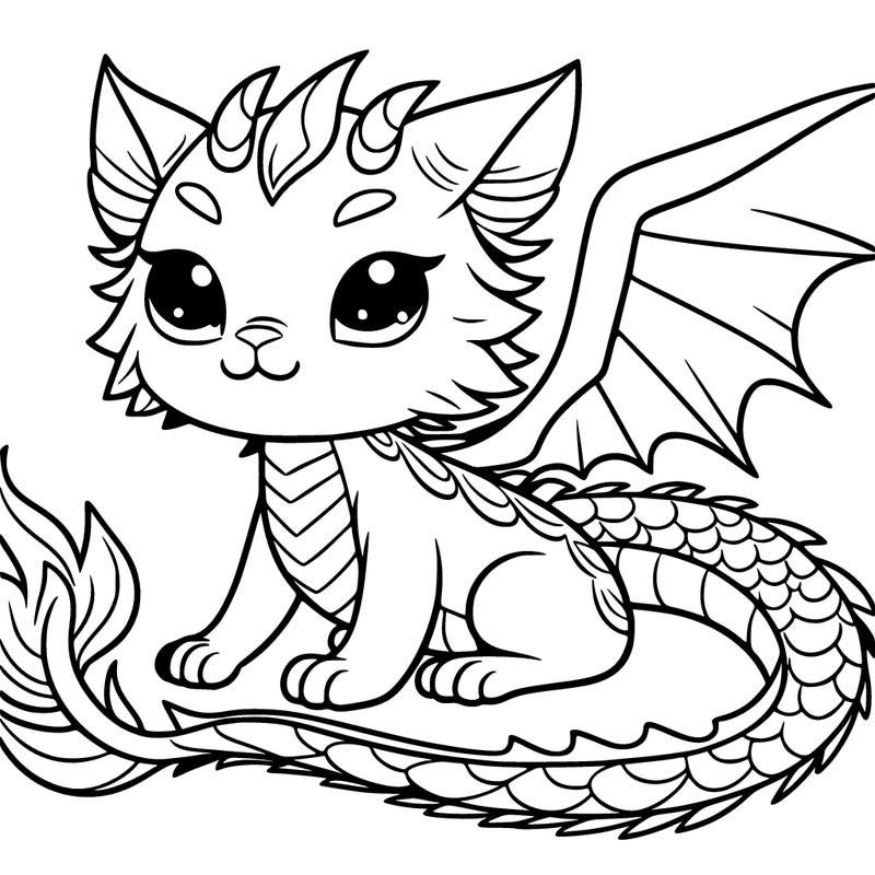 dragon  cat