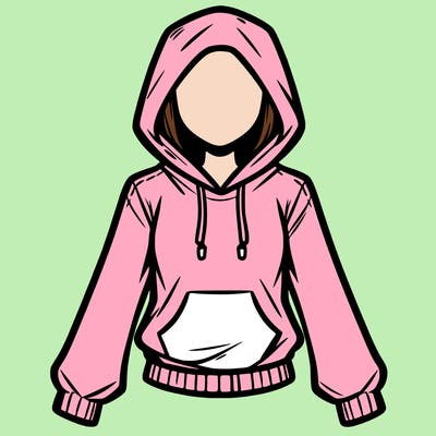 female hoodie.