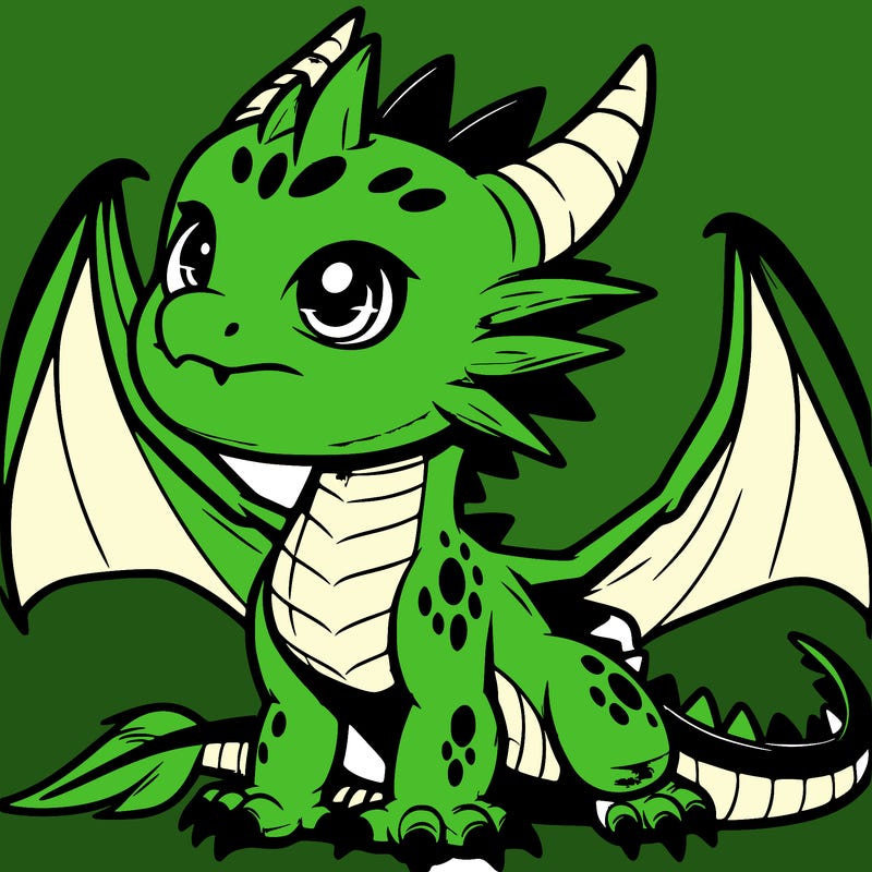 fierce baby night dragon