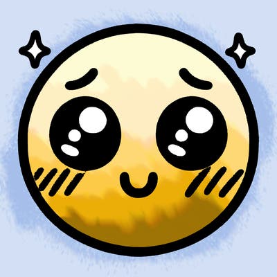 blushing emoji face