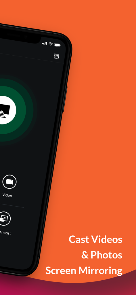 All Screen Mirror Miracast TV - All Screen Mirror Miracast TV app interface on an iPhone displaying cast and mirror options.