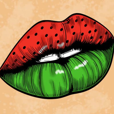 realistic lips