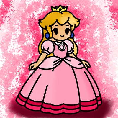 princess peach from mario