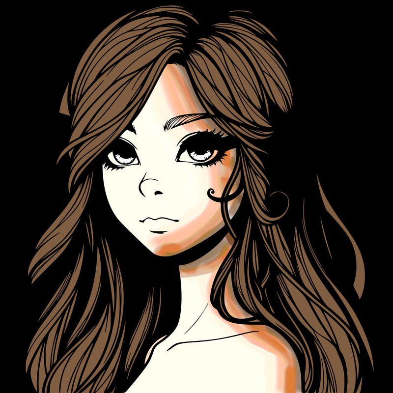 elf girl realistic dark fantasy