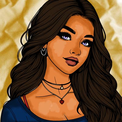 detailed realistic girl