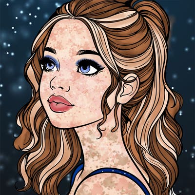 beautiful realistic girl