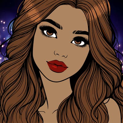 beautiful realistic girl