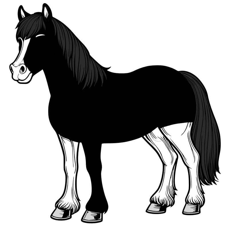 realistic horse