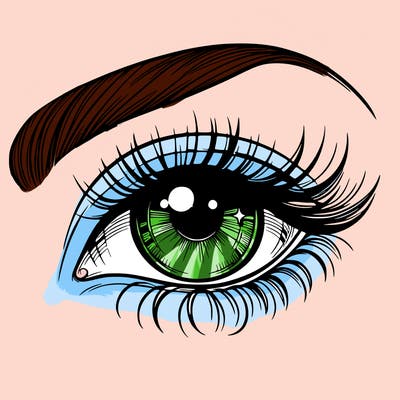 a beautiful eye