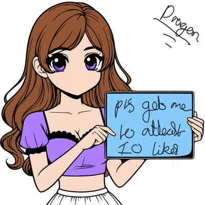 realistic pretty girl holding blank sign