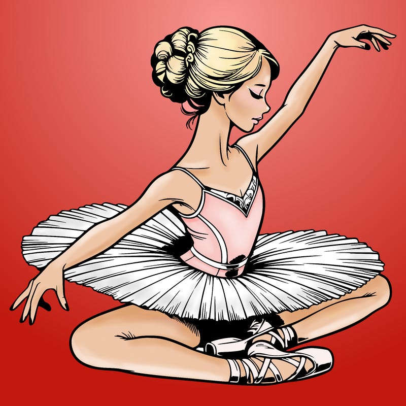 realistic ballarina