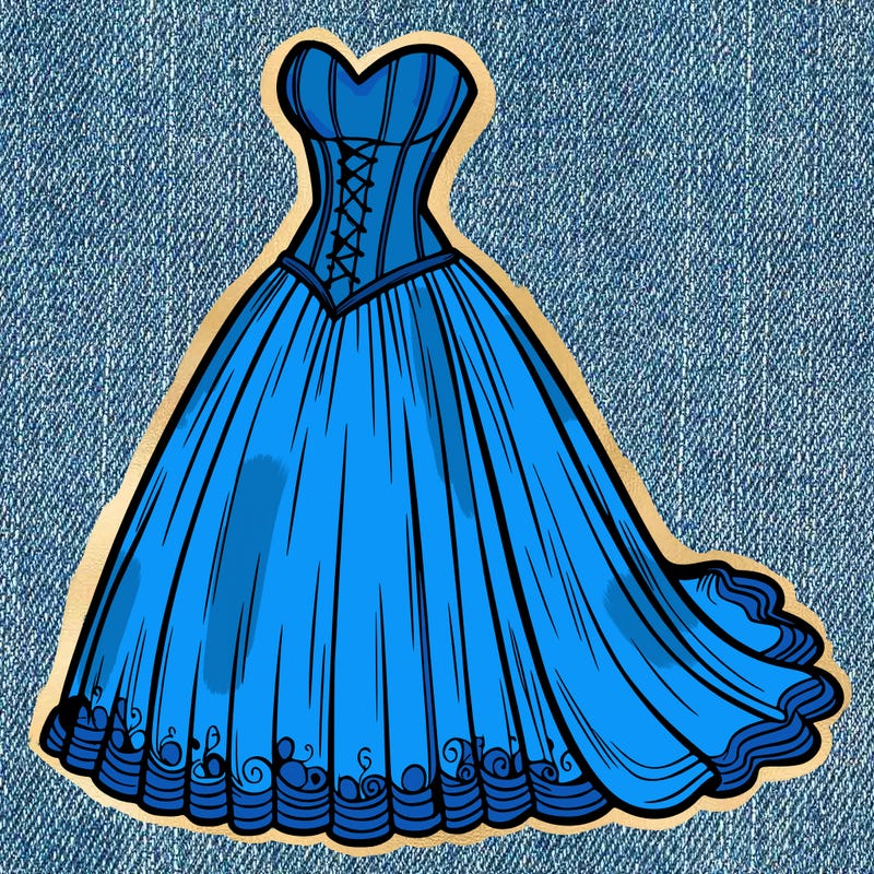 wedding dress-corset and a long and flowy skirt