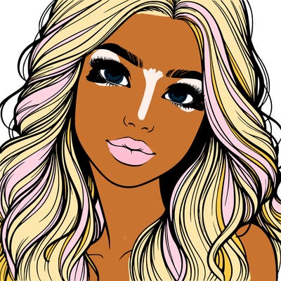 beautiful realistic girl