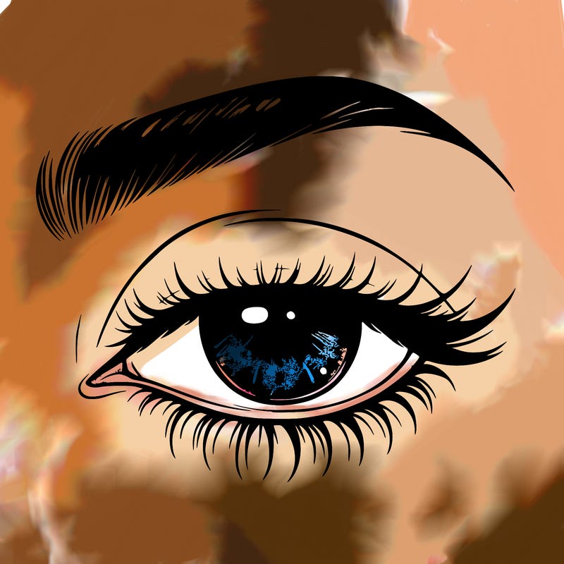 eye closed realistic