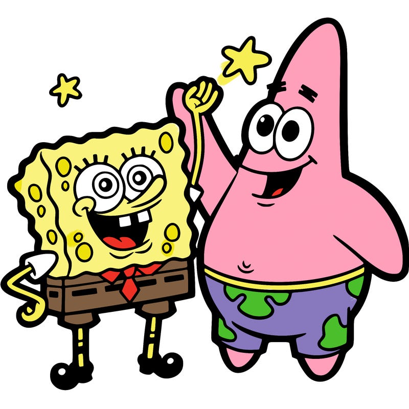 sponge bob with patrick