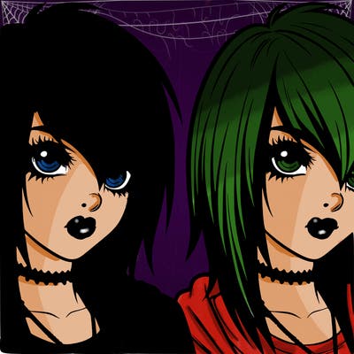 realistic emo girl